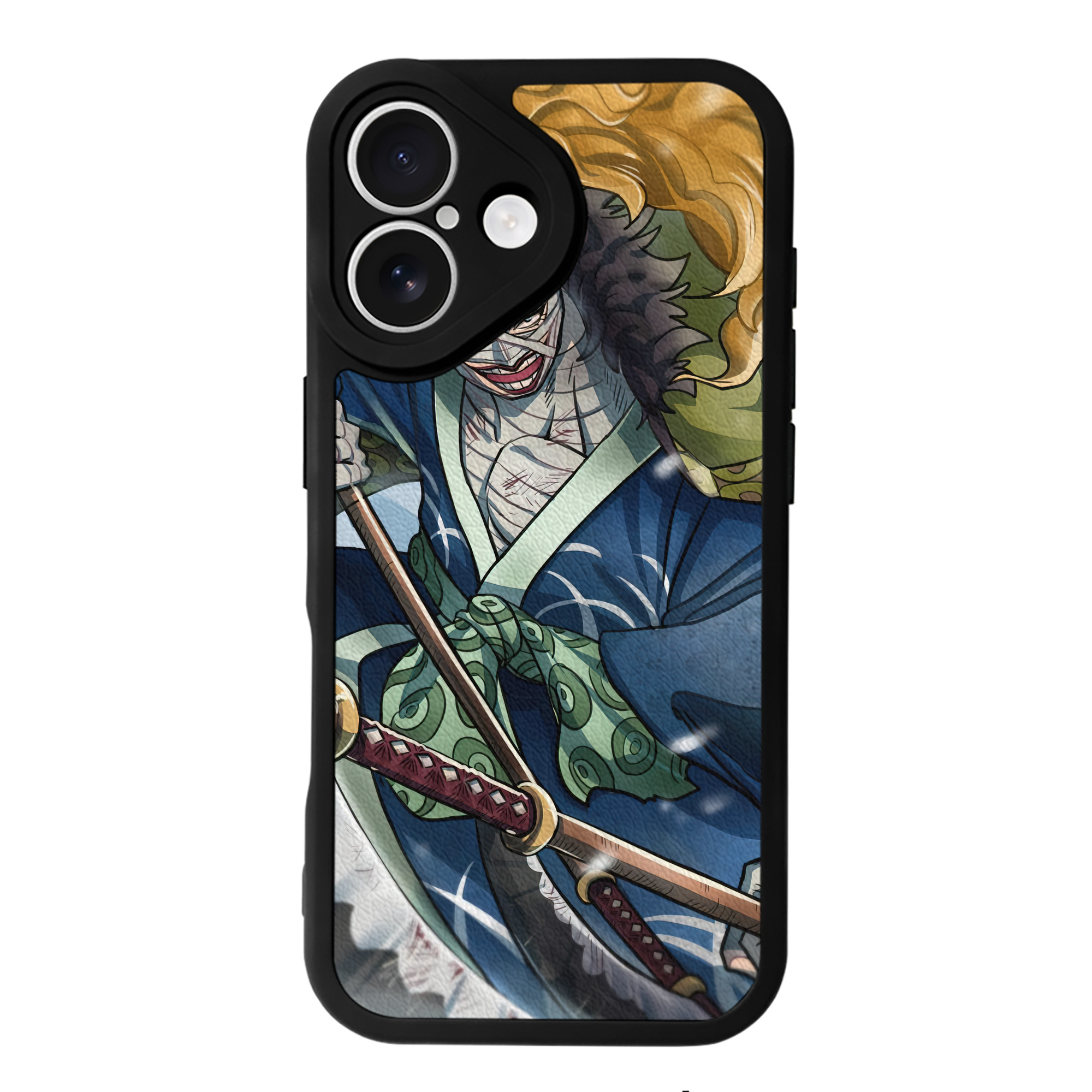（画像用） ワンピース ONE PIECE 【iPhone 16シリーズ対応】シリコンスマホケース（レザー調） 材質：シリコン